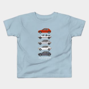 205 classic car collection Kids T-Shirt